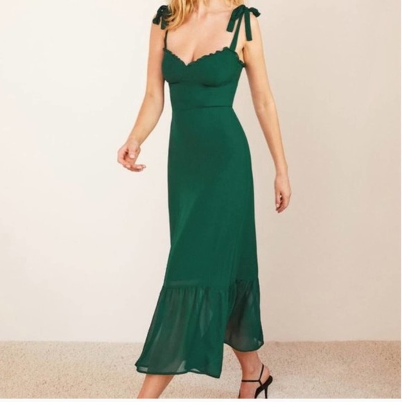 Reformation Dresses & Skirts - NWT Reformation Nikita Emerald Dress